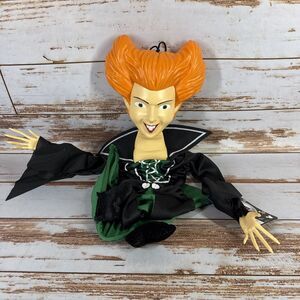 Hocus Pocus Winifred Hanging Figure Decoration 36” Disney Halloween Witch